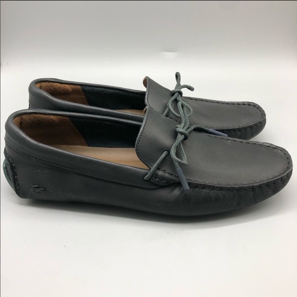 Lacoste Mens 9 Leather Driving Shoes 